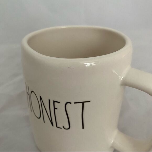 Rae Dunn Mug Be Honest Coffee Tea Home Decor Collector Neutral Classic Farmhouse - Picture 4 of 10